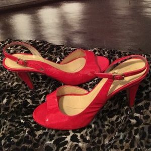 Kate Spade Bright Red Heels Women’s Sz9
